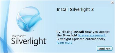 Install Silverlight 3 Setup