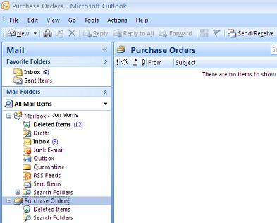 what are outlook personal folders
