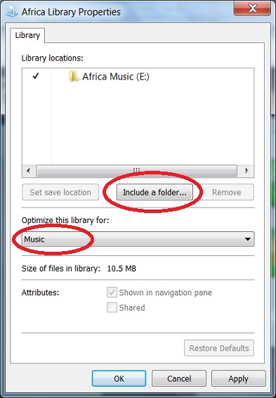 Link a Folder to a Library on Windows 7
